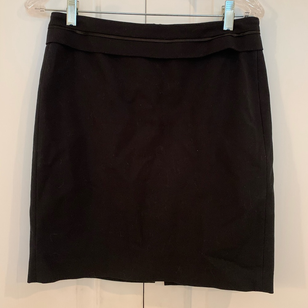 Black Armani Exchange lined skirt